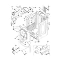 Whirlpool WED9400SW1 cabinet parts diagram