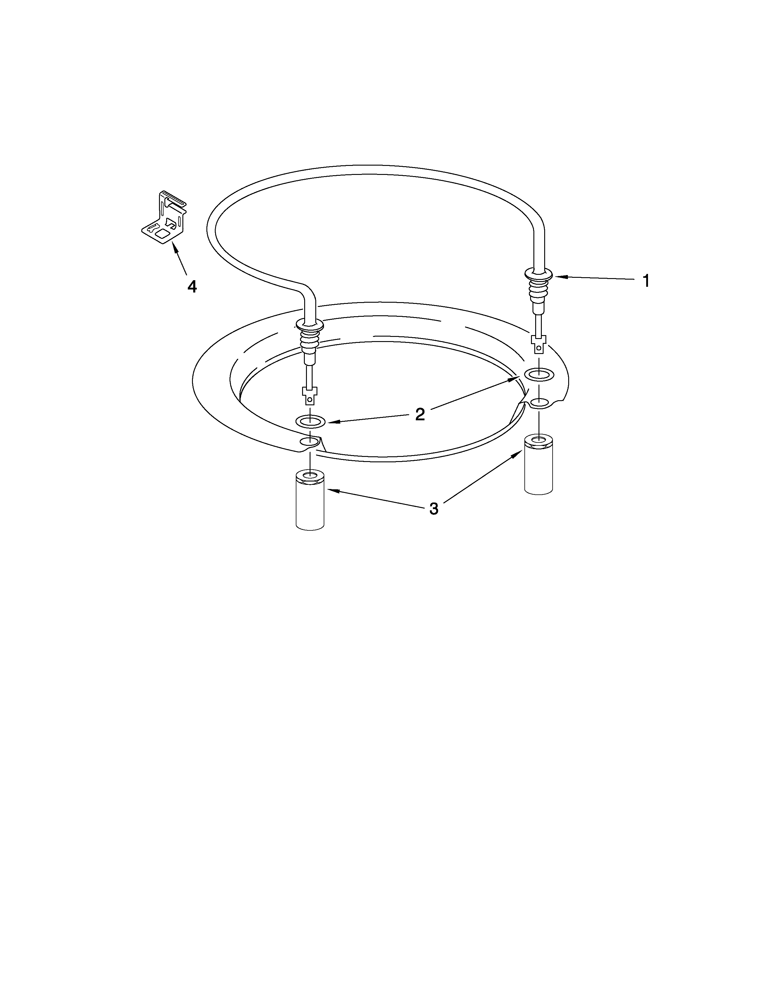 Estate TUD8700XQ1 heater parts diagram
