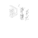 Amana AMC4080AAW14 microwave latch board parts diagram