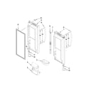 Amana AFB2234WEW0 refrigerator door parts diagram