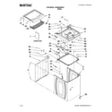 Maytag MVWB450WQ1 top and cabinet parts diagram