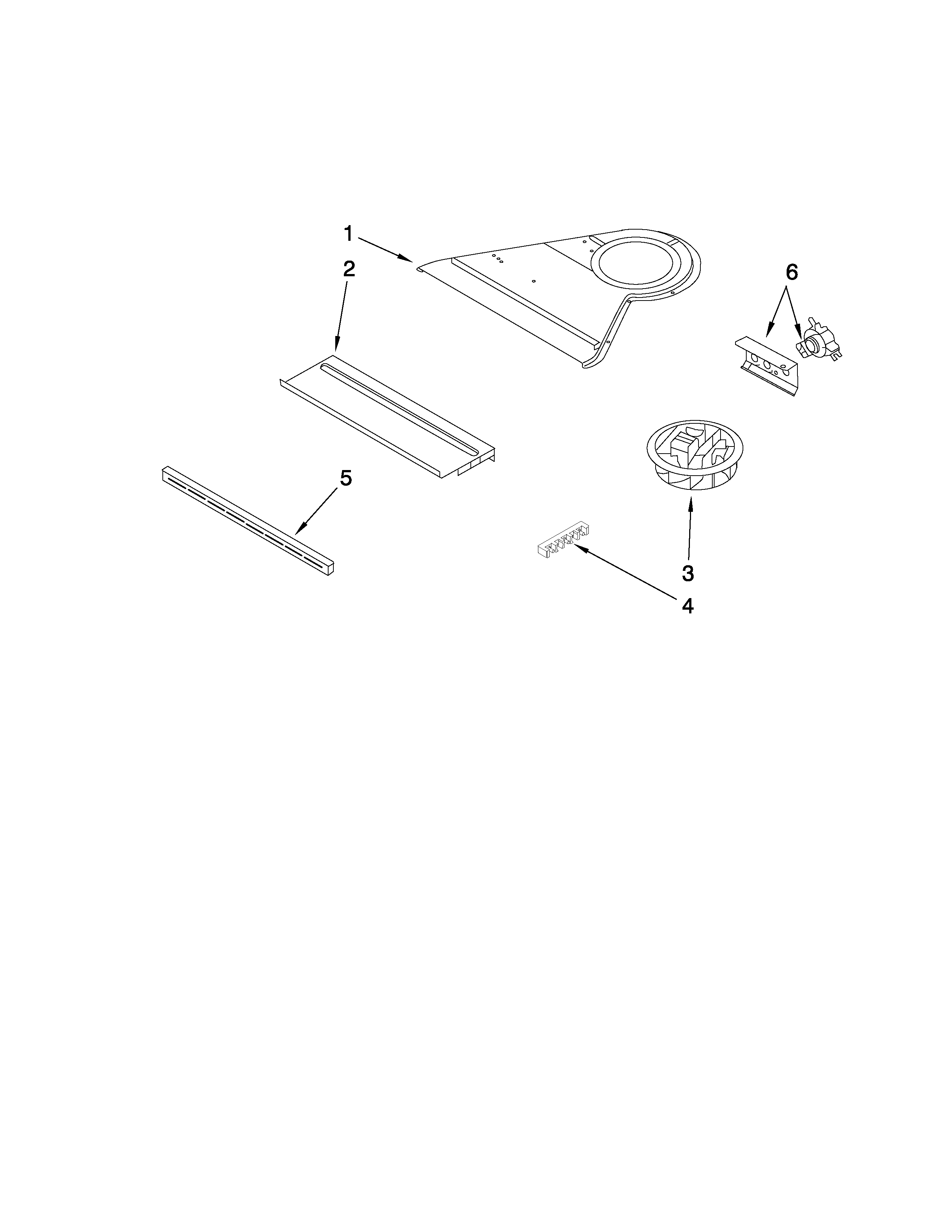 Ikea IBS324PWW0 top venting parts diagram