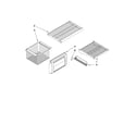 KitchenAid KSSS42QTX04 freezer shelf parts diagram