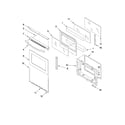 Jenn-Air JGW8130DDW15 oven door parts diagram