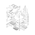 Maytag MFF2258VEB3 shelf parts diagram