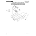 KitchenAid KGRS205TWH2 cooktop parts diagram