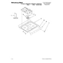 KitchenAid KGRS205TWH4 cooktop parts diagram