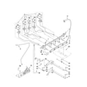 KitchenAid KGRS205TWH4 manifold parts diagram