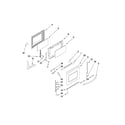 KitchenAid KGRS205TWH4 door parts diagram