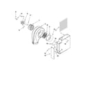Jenn-Air JED8345ADW15 blower unit parts diagram