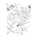 Whirlpool YWED9270XL0 bulkhead parts diagram