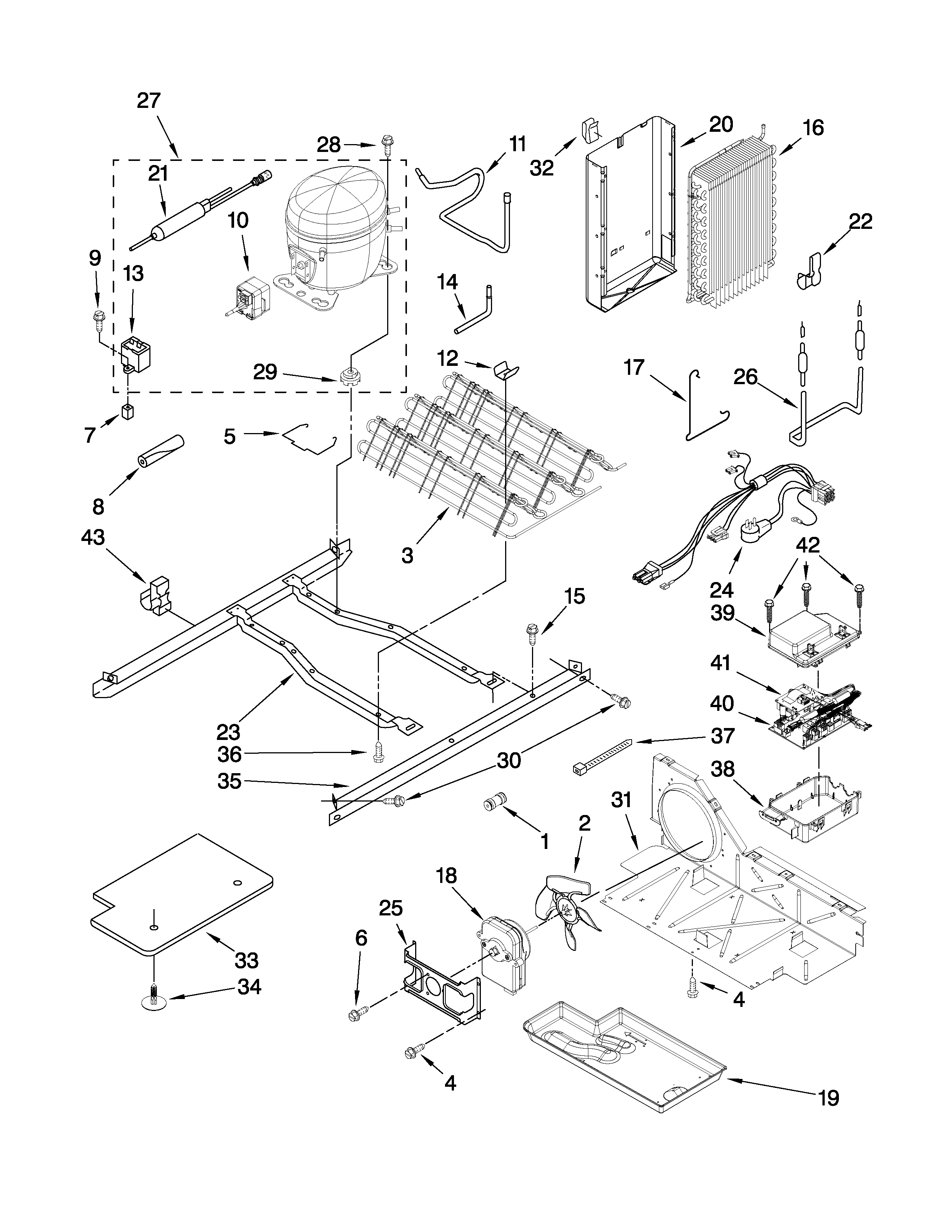Whirlpool GS2KVAXVS02 unit parts diagram
