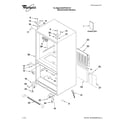 Whirlpool 6GX0FHDXXY0 cabinet parts diagram