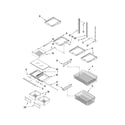 Whirlpool EB9FVHRVS04 shelf parts diagram