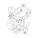 Maytag MGR7775WB0 manifold parts diagram