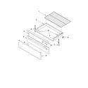 Maytag MGR7775WB0 drawer & broiler parts diagram