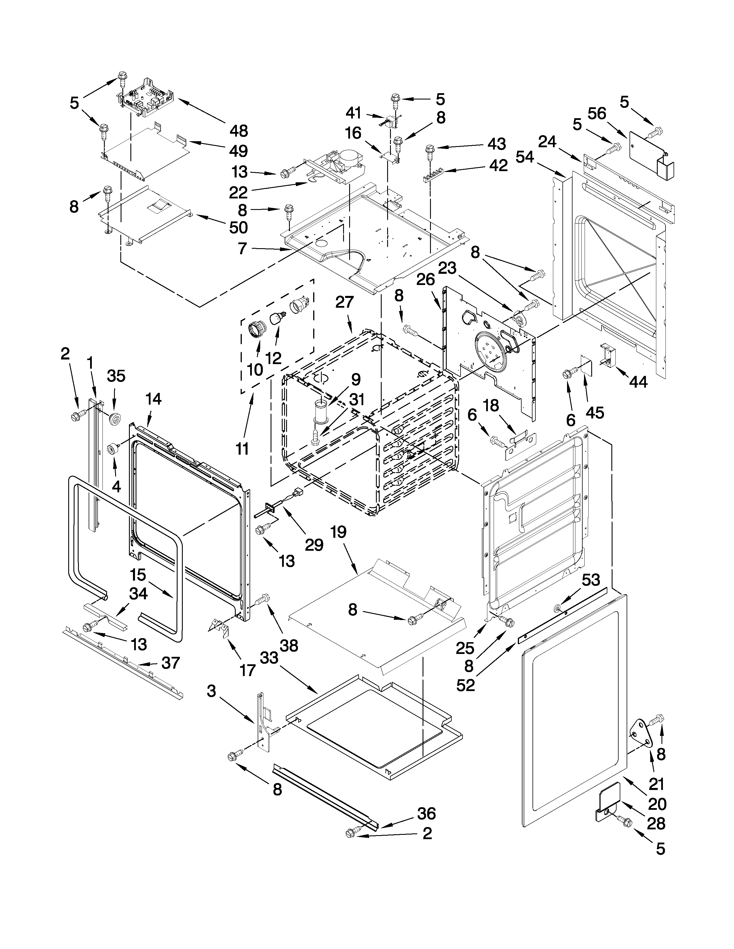 KitchenAid YKERS807SS02 oven parts diagram