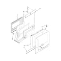 KitchenAid YKERS807SP02 door parts diagram