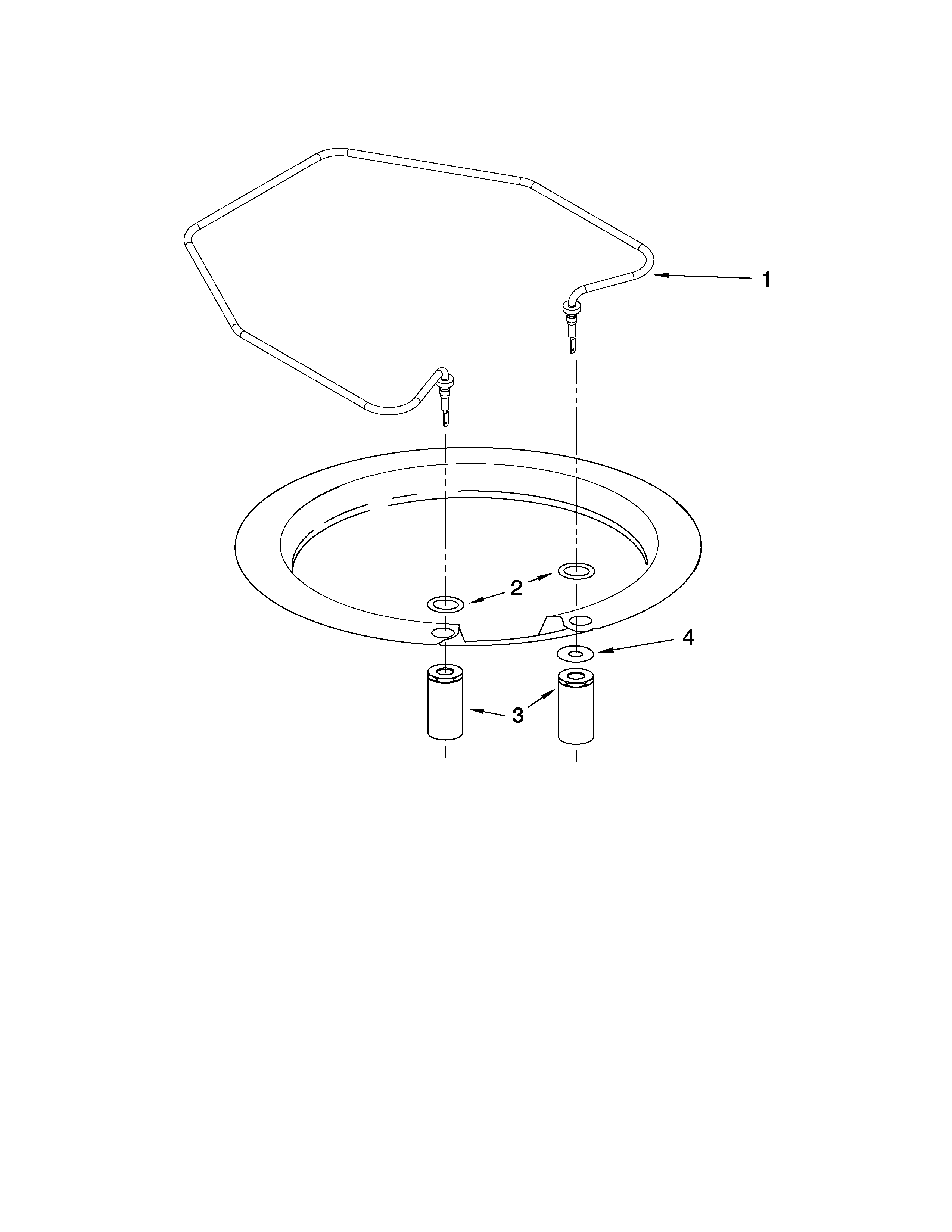 KitchenAid KUDE45CVSS3 heater parts diagram