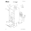 Amana ABB1921WEW0 cabinet parts diagram