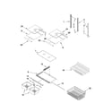 Amana ABB1921WEW0 shelf parts diagram