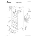 Amana AFF2534FES5 cabinet parts diagram
