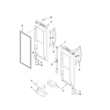 Amana AFF2534FES5 refrigerator door parts diagram