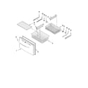 Whirlpool GI5FSAXVY02 freezer door parts diagram