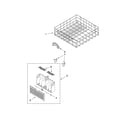 Whirlpool DU1055XTVS2 lower rack parts diagram