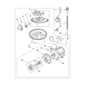 KitchenAid KUDS50FVSS4 pump and motor parts diagram