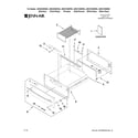 Jenn-Air JWD2030WS00 control, door and drawer parts diagram