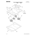 Maytag MES5552BAW16 cooktop parts diagram