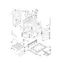 Maytag MES5552BAW16 chassis parts diagram