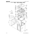 Maytag MVWB850WQ1 top and cabinet parts diagram