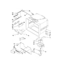 Whirlpool GX5SHDXVY04 freezer liner parts diagram
