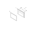 Whirlpool GX5SHDXVY04 freezer door parts diagram