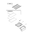 Whirlpool ET0MSRXTQ02 shelf parts diagram
