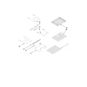 Maytag MER6775BAN17 rack and element parts diagram