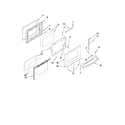 Maytag MES5775BAS19 door parts diagram