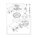 KitchenAid KUDS30IVSS3 pump and motor parts diagram