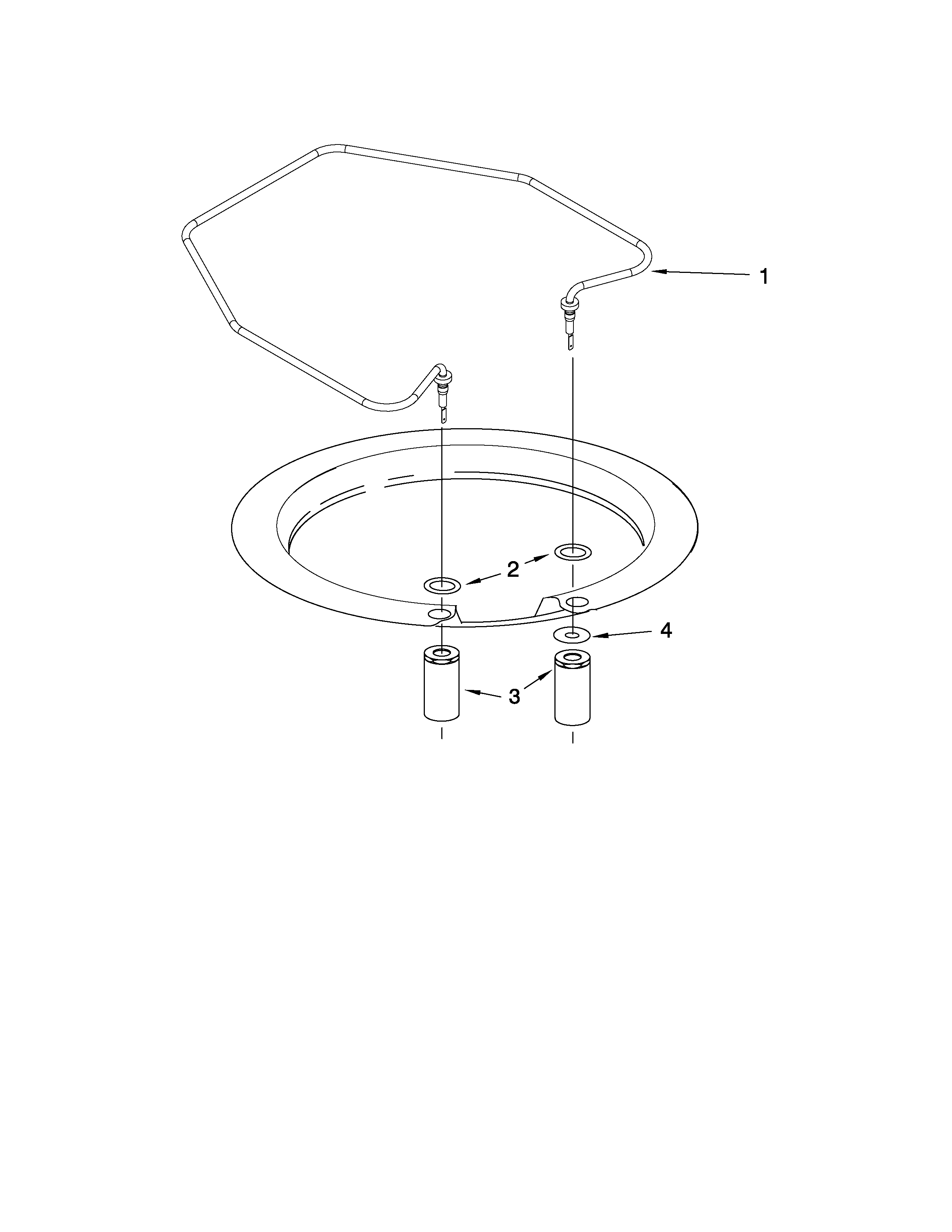 KitchenAid KUDS30IVWH3 heater parts diagram