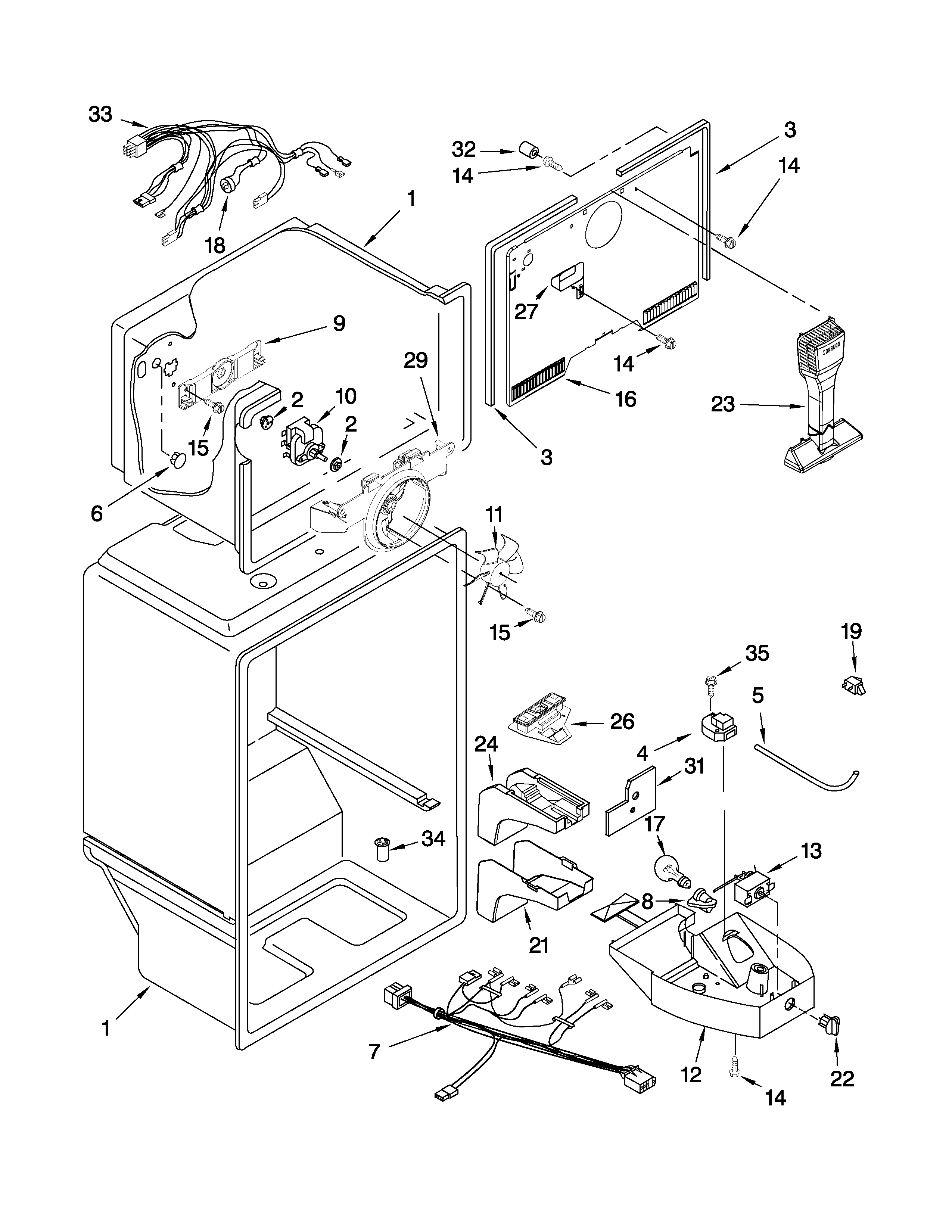 Whirlpool ET8WTKXKB12 liner parts diagram
