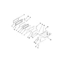 Maytag MGR6775BDW18 upper door parts diagram