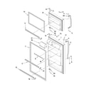 Whirlpool W4TXNWFWT02 door parts diagram