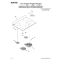 Maytag MER5752BAW15 cooktop parts diagram