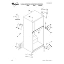 Whirlpool W6RXNGFWB01 cabinet parts diagram