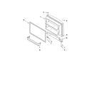 Maytag M0RXEMMWB01 freezer door parts diagram