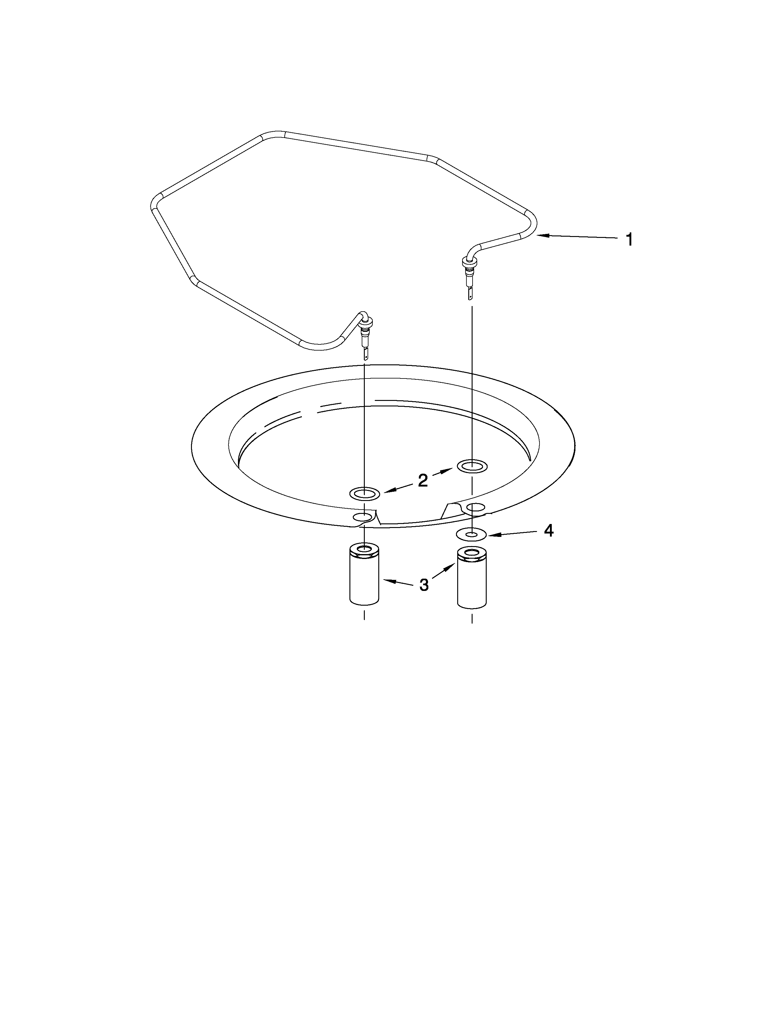 Jenn-Air JDB3650AWF2 heater parts diagram