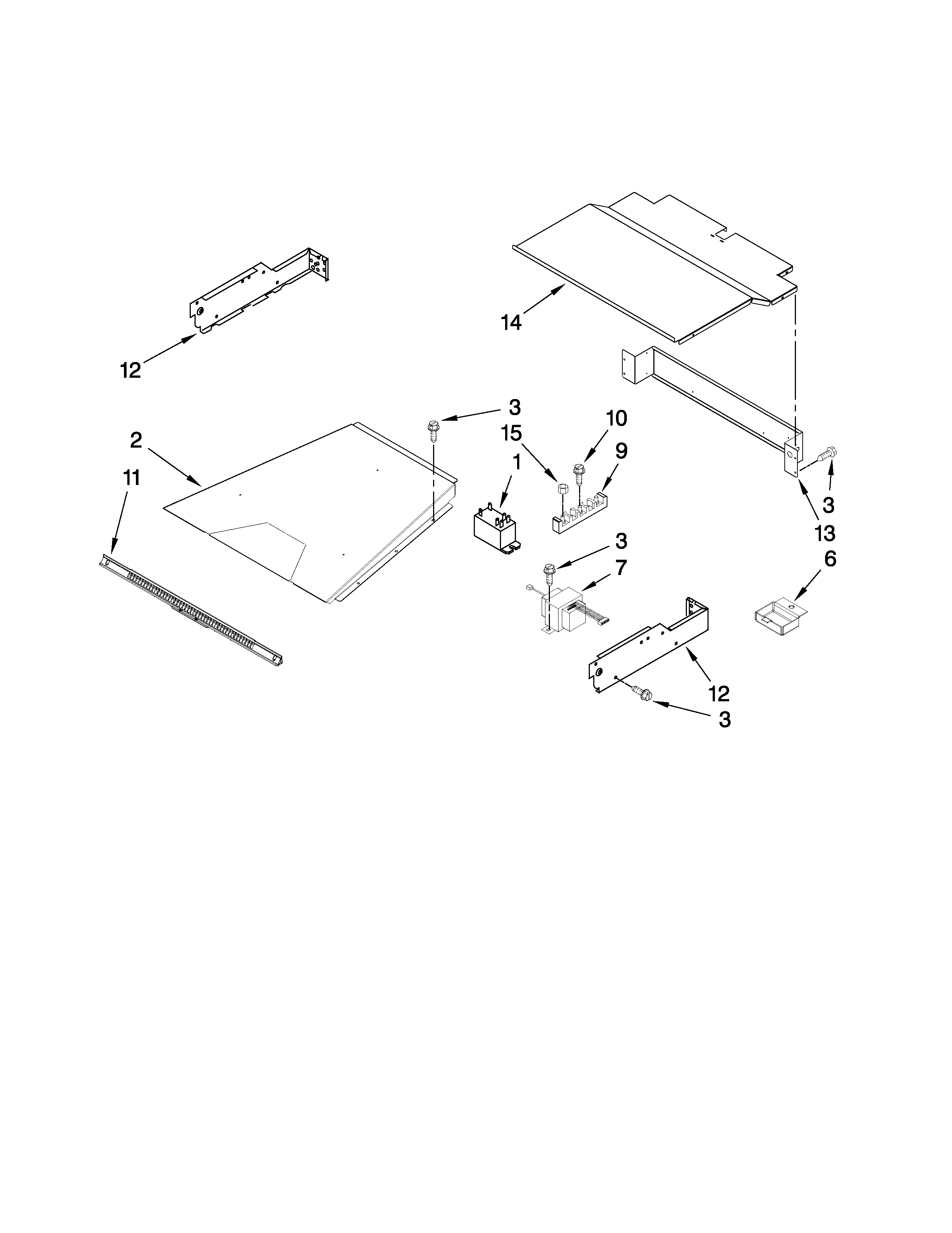 KitchenAid KEBS208SSS02 top venting parts diagram