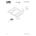 Estate TEP340VQ0 cooktop parts diagram